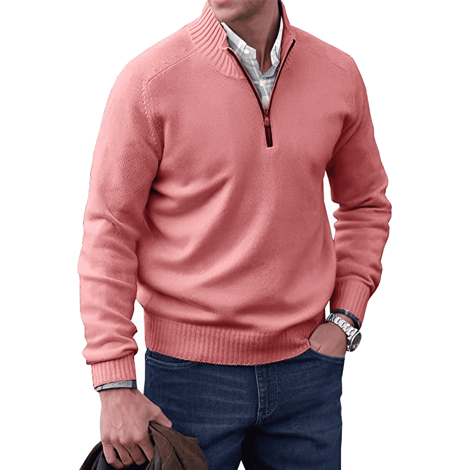 Maglione uomo Cirolo casual in maglia testurizzata, con vestibilità rilassata e look moderno