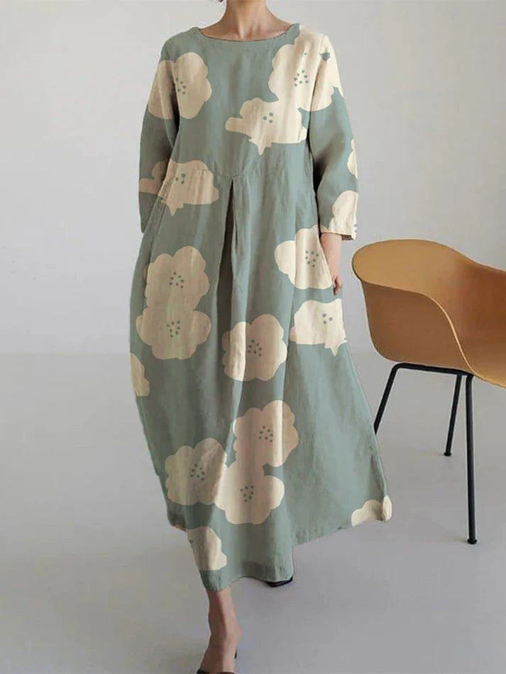 Shikha | Abito lungo e casual da donna in tessuto leggero