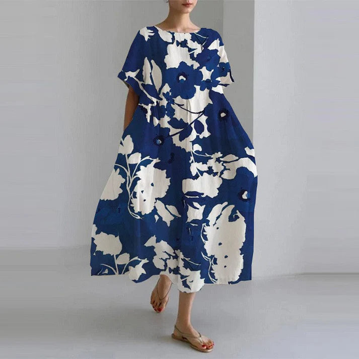 Shikha | Abito lungo e casual da donna in tessuto leggero