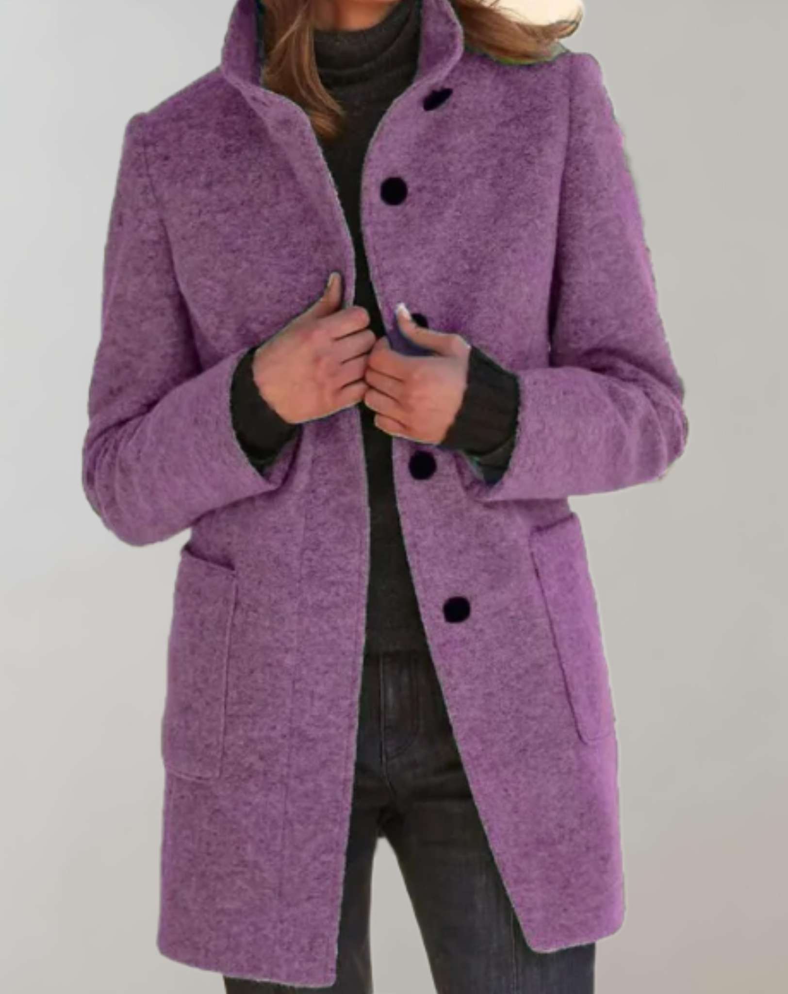 Cappotto midi in lana da uomo Francesco, elegante e versatile