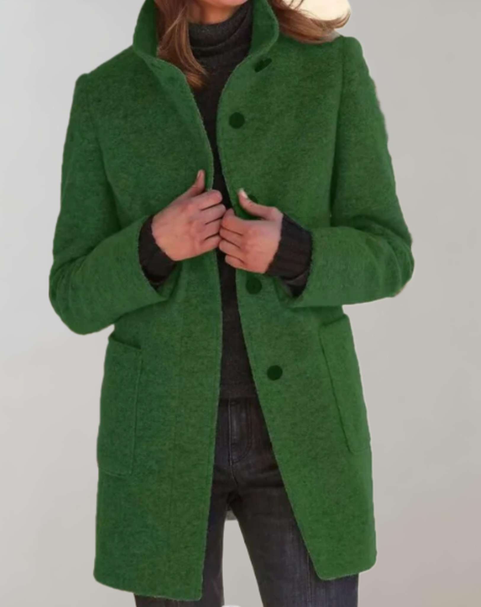 Cappotto midi in lana da uomo Francesco, elegante e versatile