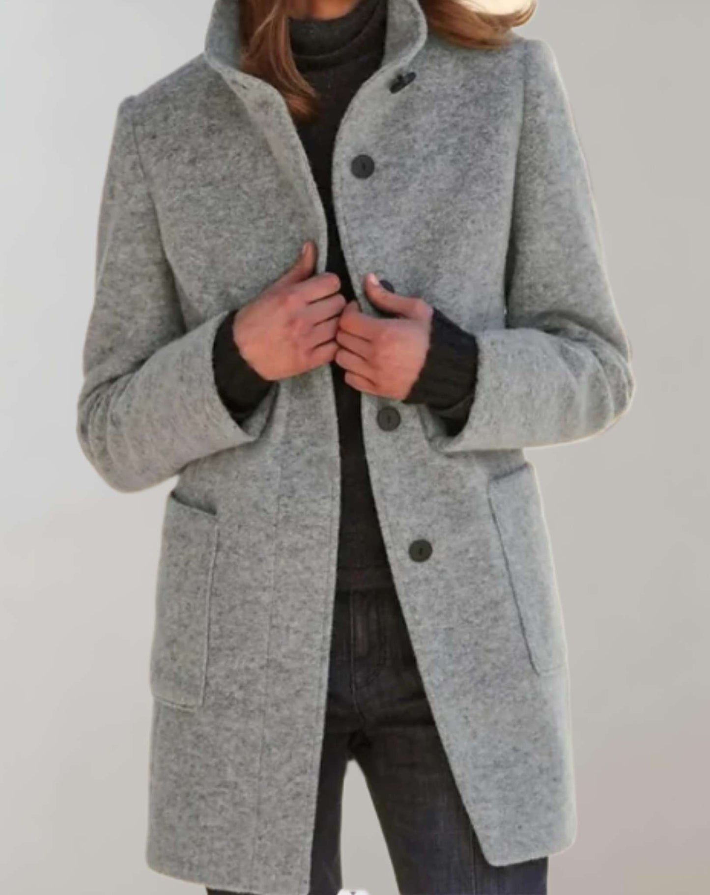 Cappotto midi in lana da uomo Francesco, elegante e versatile