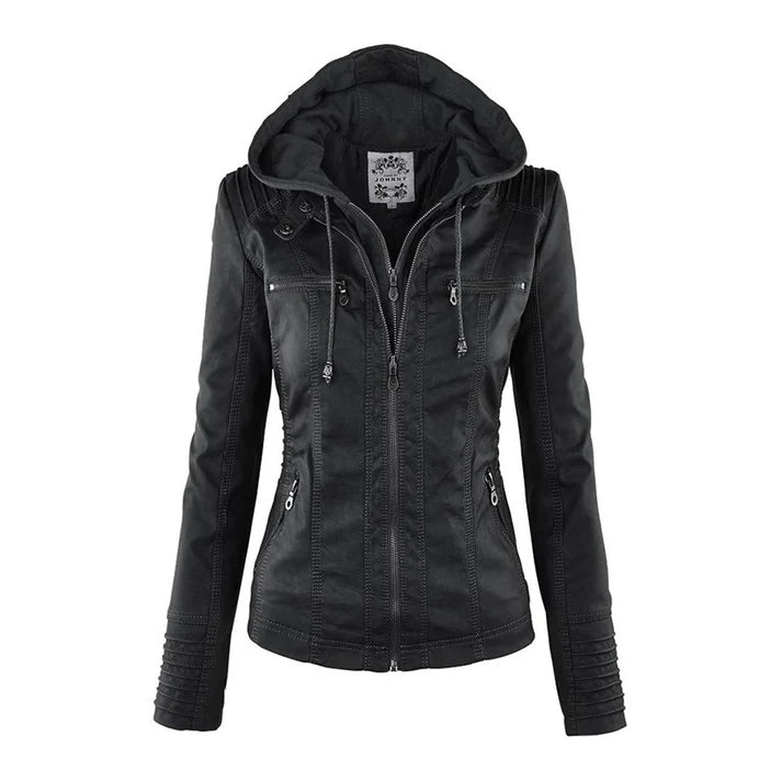 Cleo | Giacca in pelle elegante e funzionale