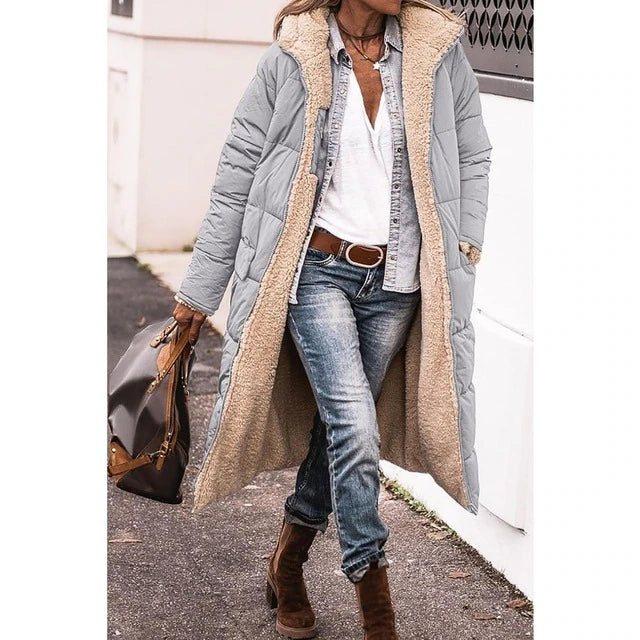 Dubble | Cappotto lungo reversibile da donna