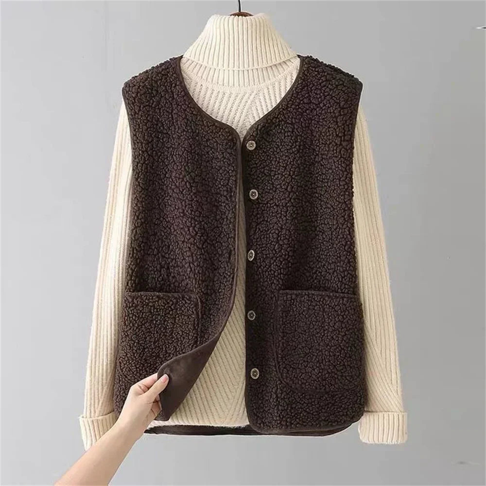 Gilet in pile donna Silvana elegante e confortevole