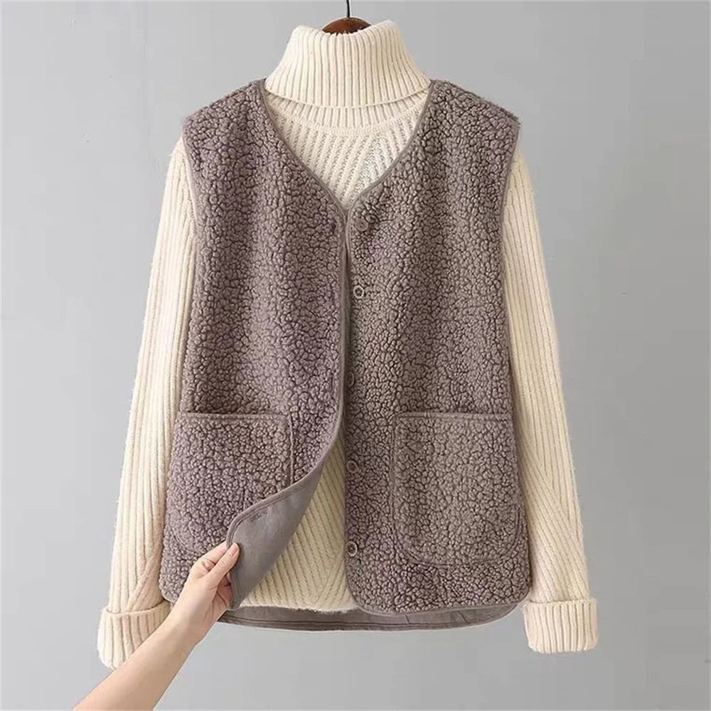 Gilet in pile donna Silvana elegante e confortevole