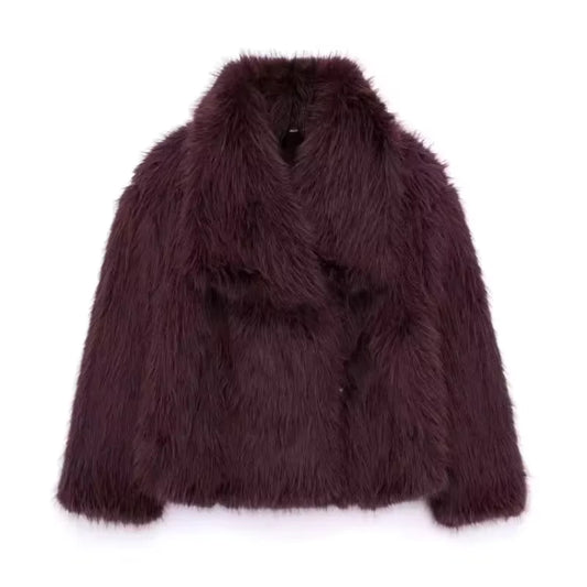 Silvana | Cappotto in pelliccia sintetica