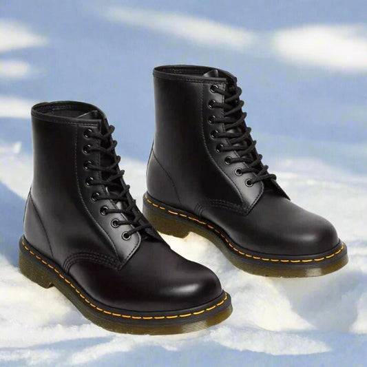 Stivaletti unisex Alberto in pelle sintetica con suola robusta