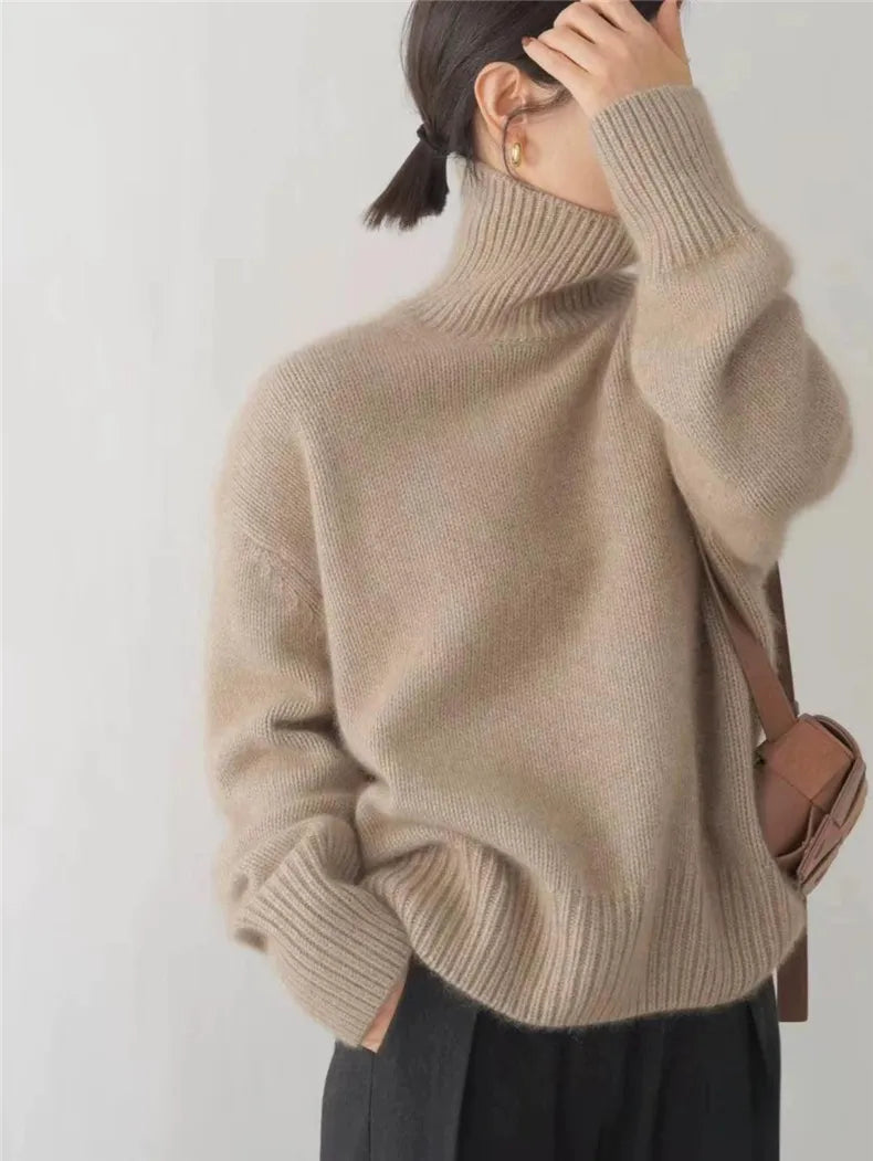 Dolcevita da donna in cashmere morbido ed elegante