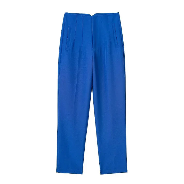 Pantaloni a vita alta con taglio moderno ed elegante