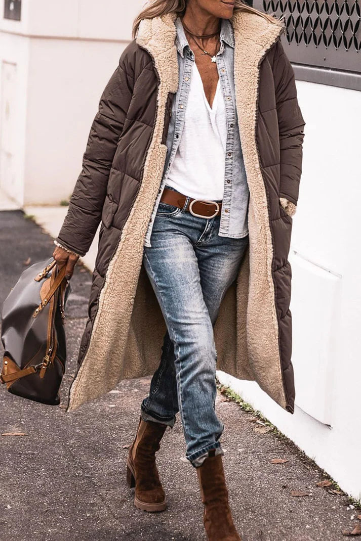 Dubble | Cappotto lungo reversibile da donna