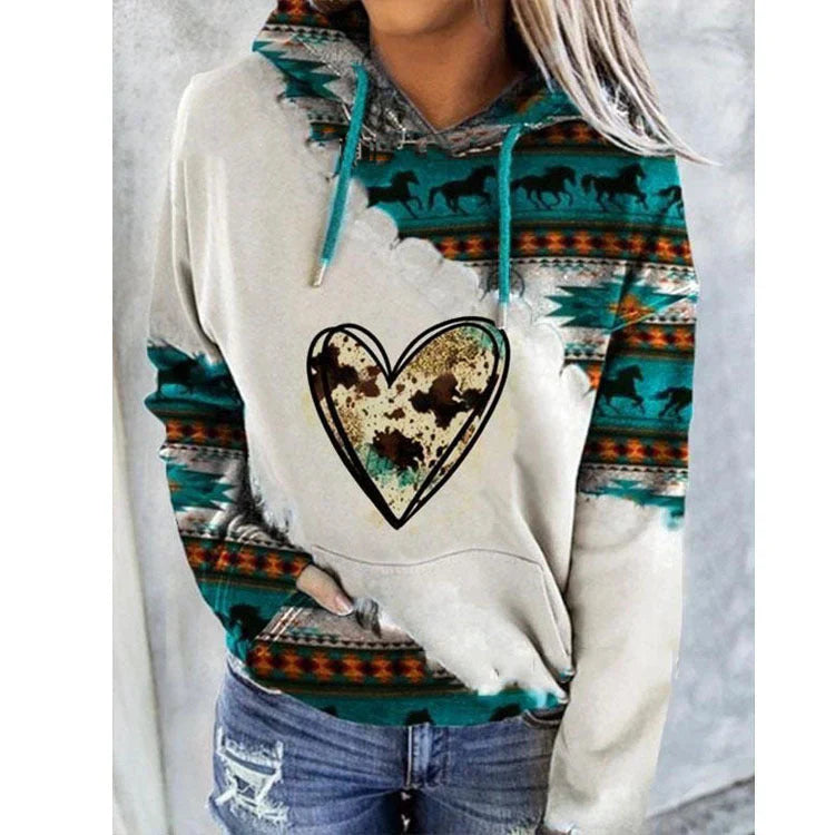 Felpa casual con cappuccio Giuliana da donna