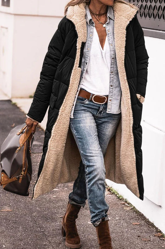 Dubble | Cappotto lungo reversibile da donna