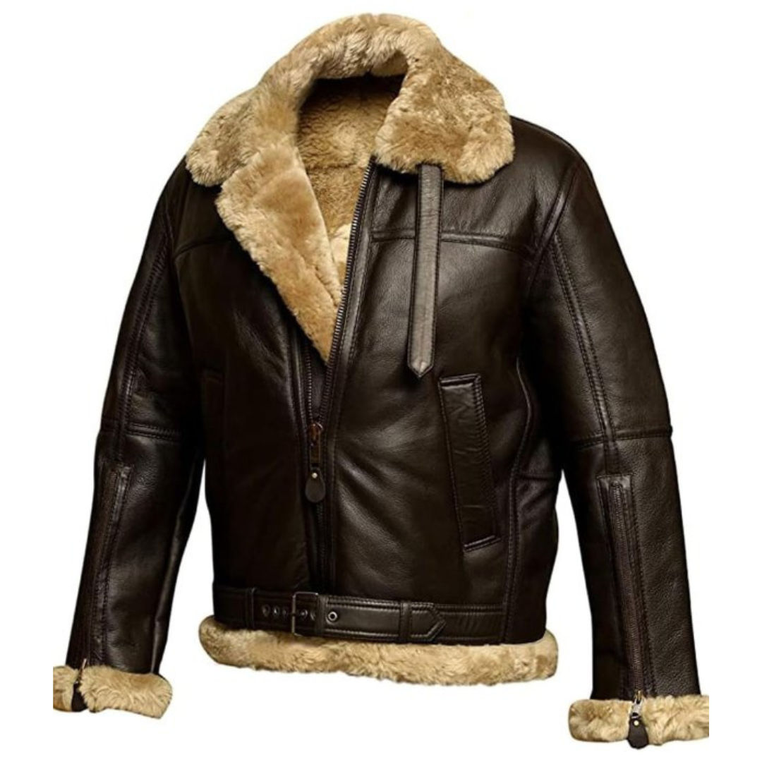 Giacca uomo Mauro effetto pelle con interno in pile morbido, colletto classico e tasche capienti, perfetta per look autunnali e invernali
