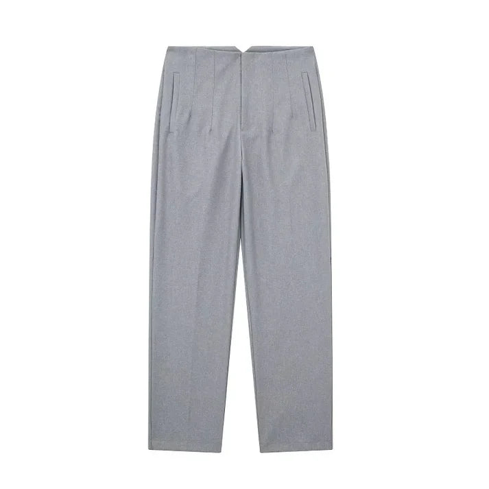 Pantaloni a vita alta con taglio moderno ed elegante