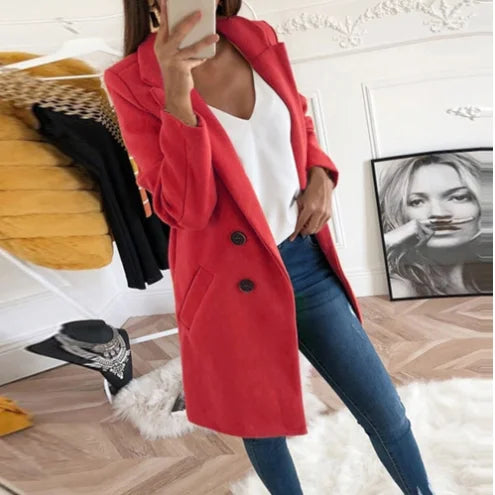 Cappotto lungo Tiziana donna elegante e raffinato
