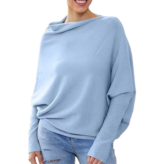Marcella | Maglione asimmetrico drappeggiato