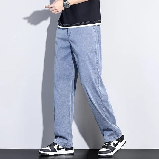 Jeans uomo Aurelio, vita elasticizzata e taglio fluido per comfort e stile quotidiano