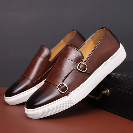 Scarpe uomo Agostino eleganti con linea moderna e finiture sobrie, look versatile e raffinato