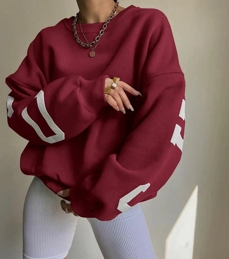 Jania Sweatshirt Chicago with bold urban graphics