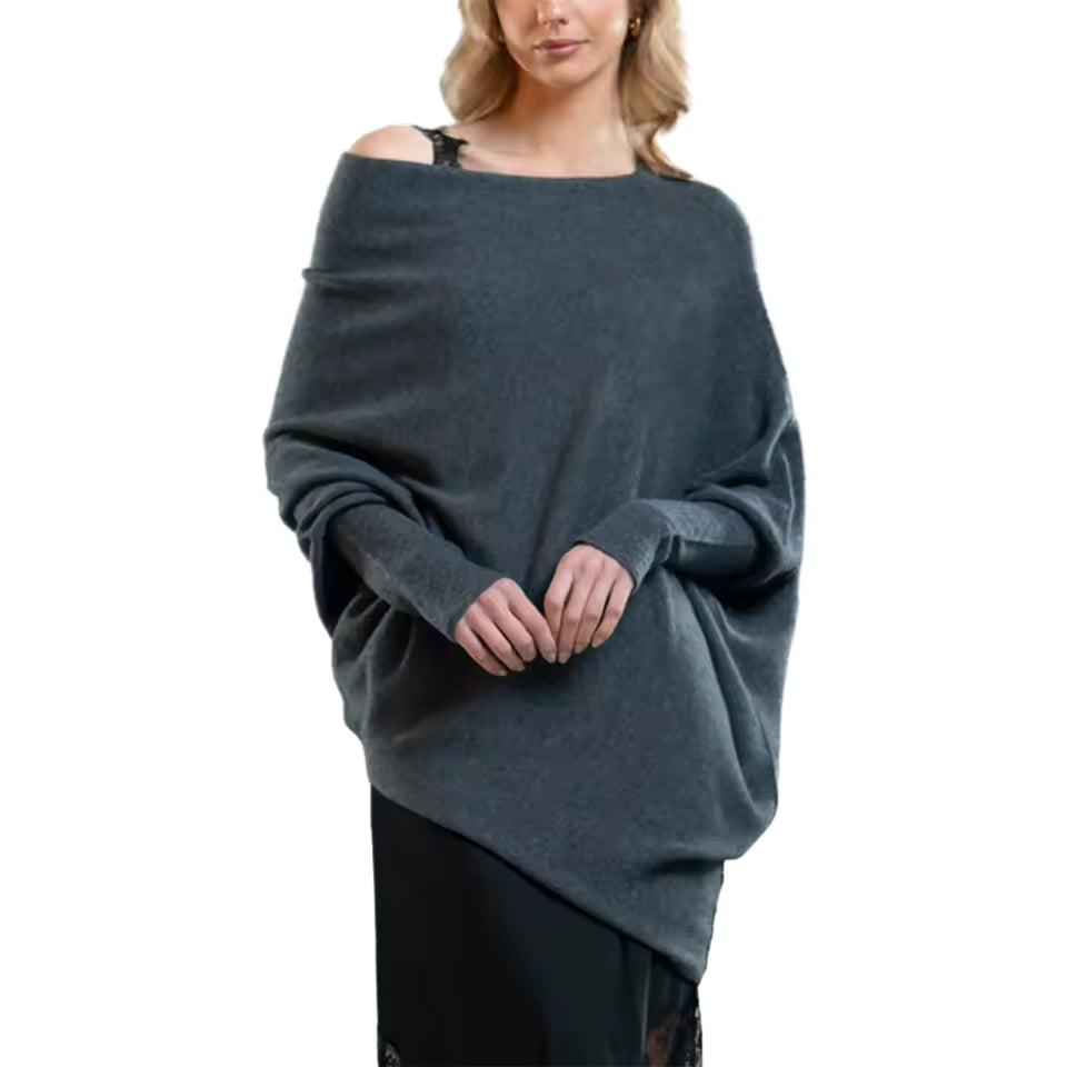 Marcella | Maglione asimmetrico drappeggiato