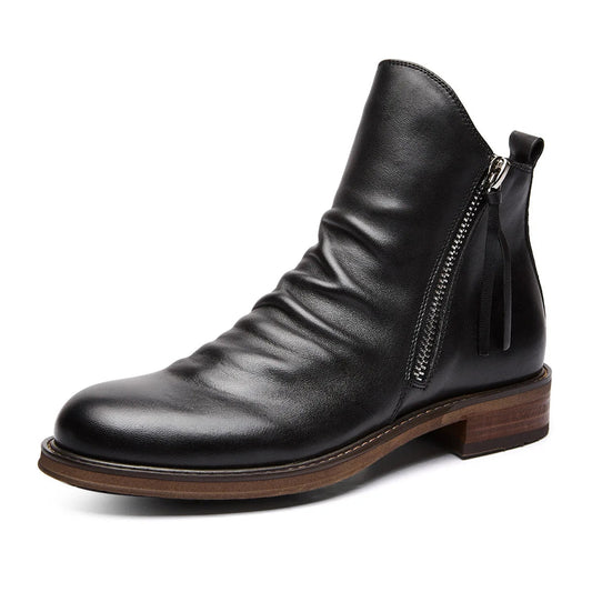 Stivaletti uomo Umberto in pelle sintetica, design Chelsea elegante