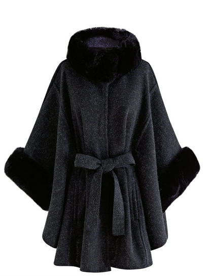Cappotto donna Maelia stile mantella elegante