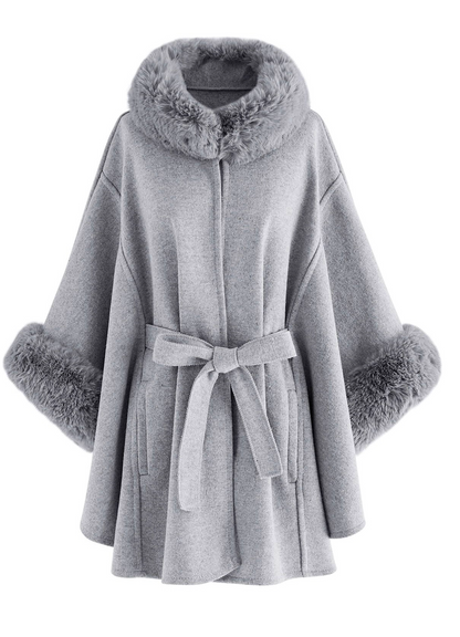 Cappotto donna Maelia stile mantella elegante