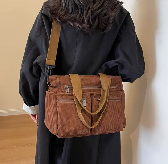 Borsa elegante donna doppia zip Sofia