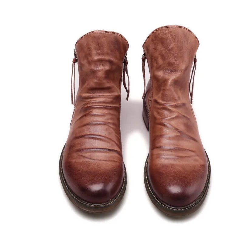 Stivaletti uomo Umberto in pelle sintetica, design Chelsea elegante