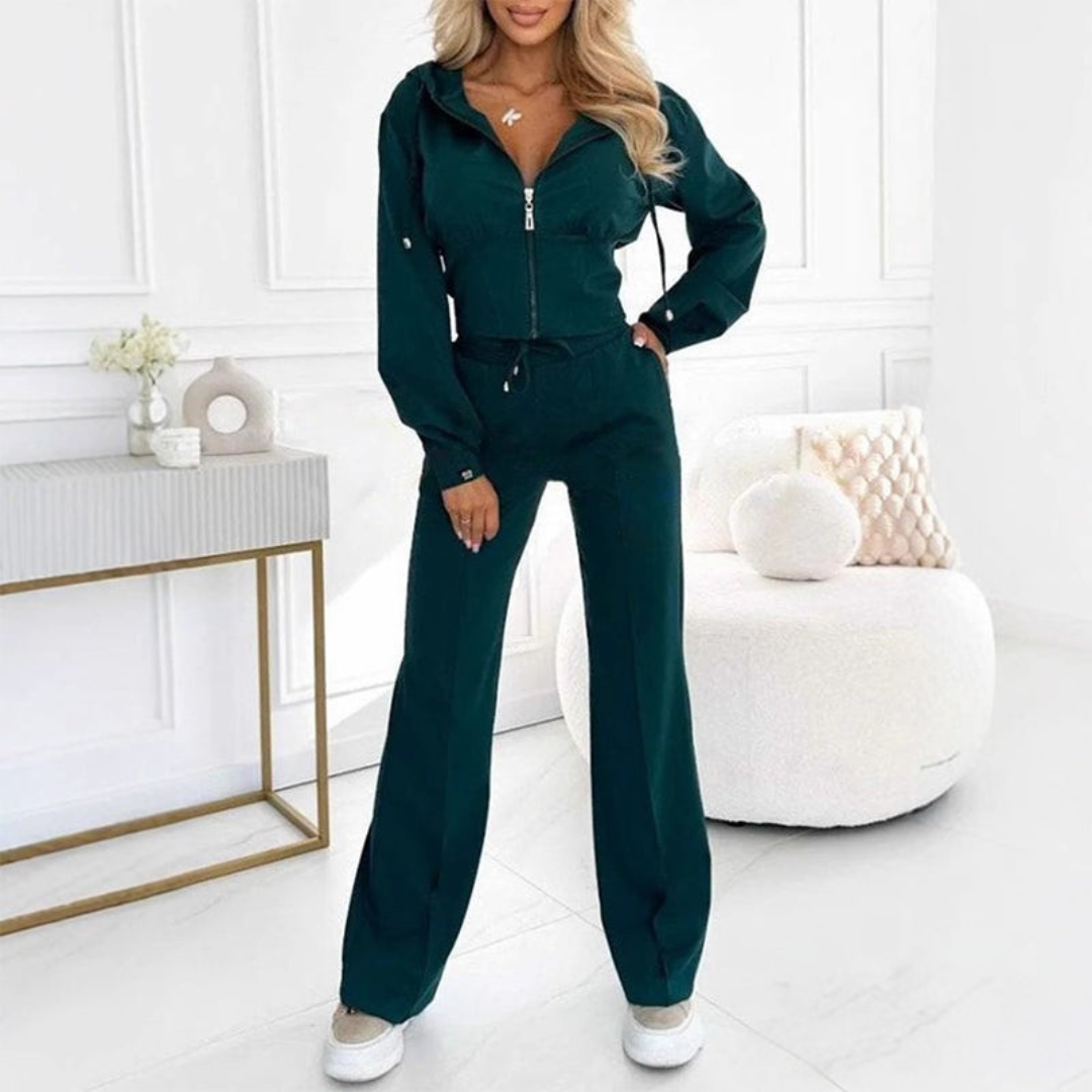 Completo sportivo donna Tiziana con felpa e pantaloni abbinati