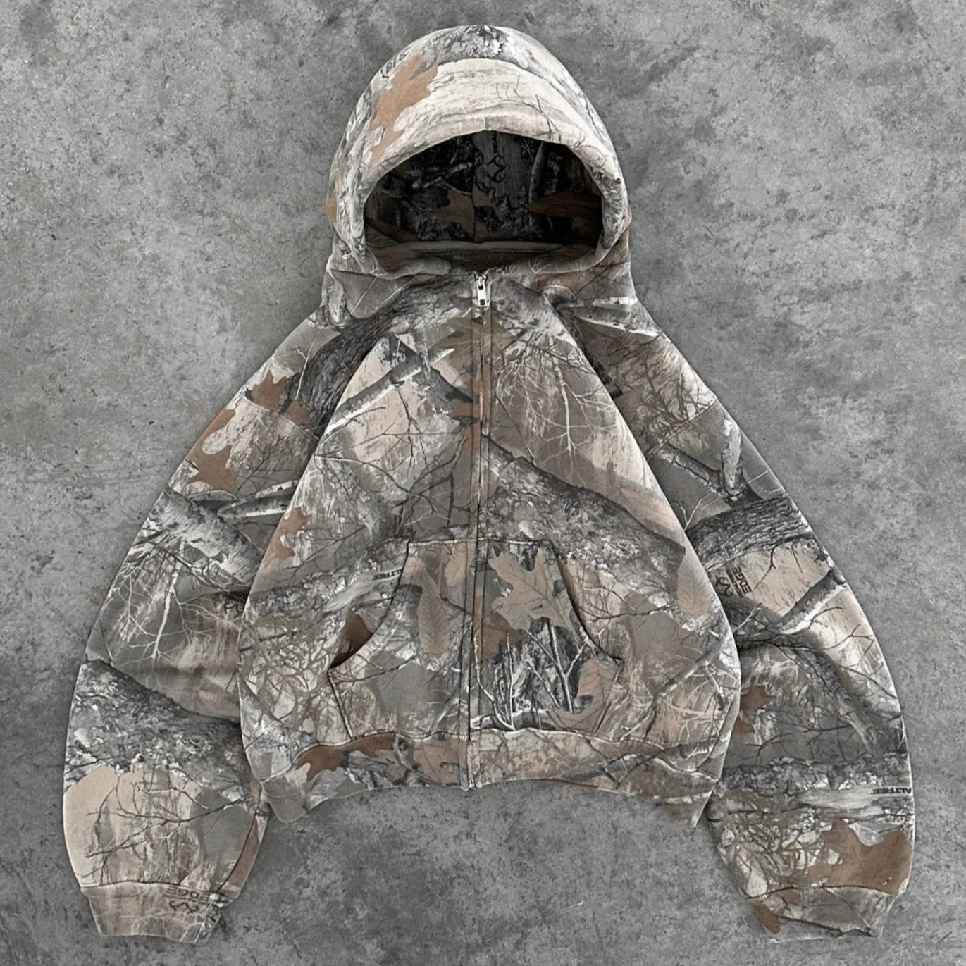 Felpa unisex Benjamin camouflage, stile urbano e casual