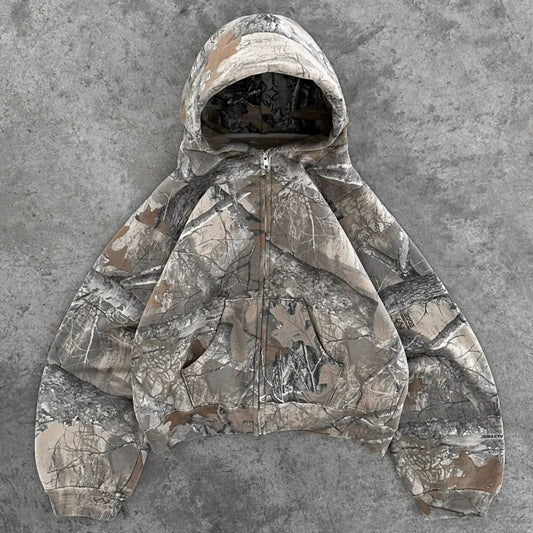 Felpa unisex Benjamin camouflage, stile urbano e casual