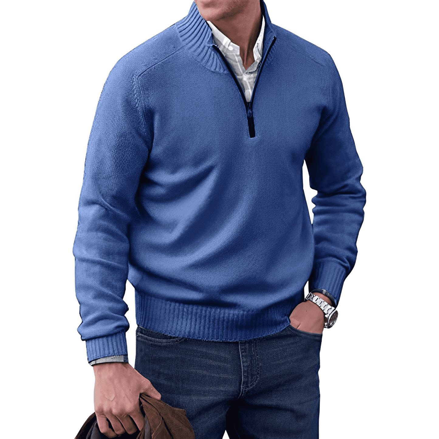 Maglione uomo Cirolo casual in maglia testurizzata, con vestibilità rilassata e look moderno
