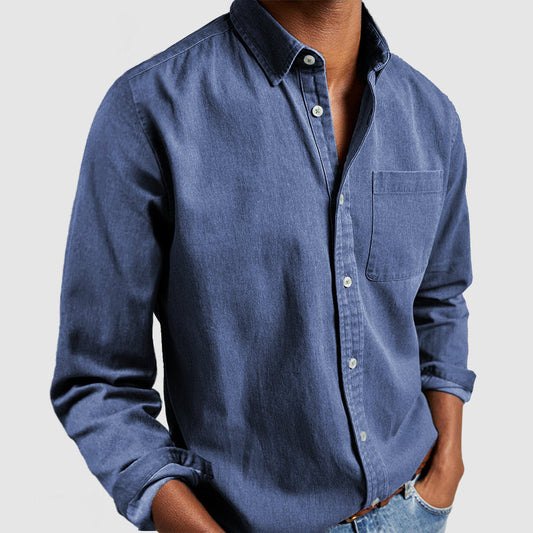 Camicia da uomo Leonardo dal design pulito e minimalista