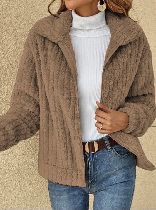 Giacca in pile Fabia donna