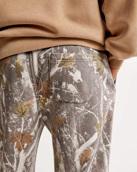 Pantaloni donna Elisa con stampa mimetica, vita elasticizzata e tasche laterali, perfetti per outfit casual e comodi