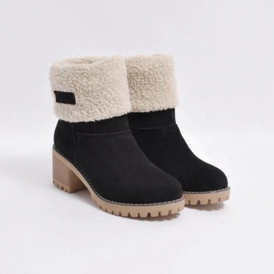 Stivaletti donna Alvara con fodera in pile, suola antiscivolo e design elegante, perfetti per look invernali chic e comodi