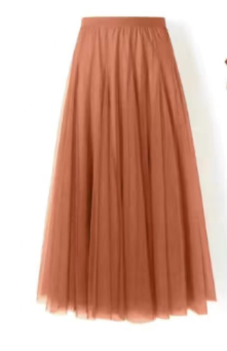 Gonna lunga Lesley stile tulle a strati per un look elegante e festivo