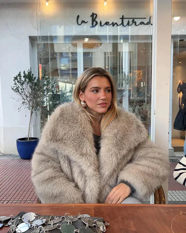 Silvana | Cappotto in pelliccia sintetica