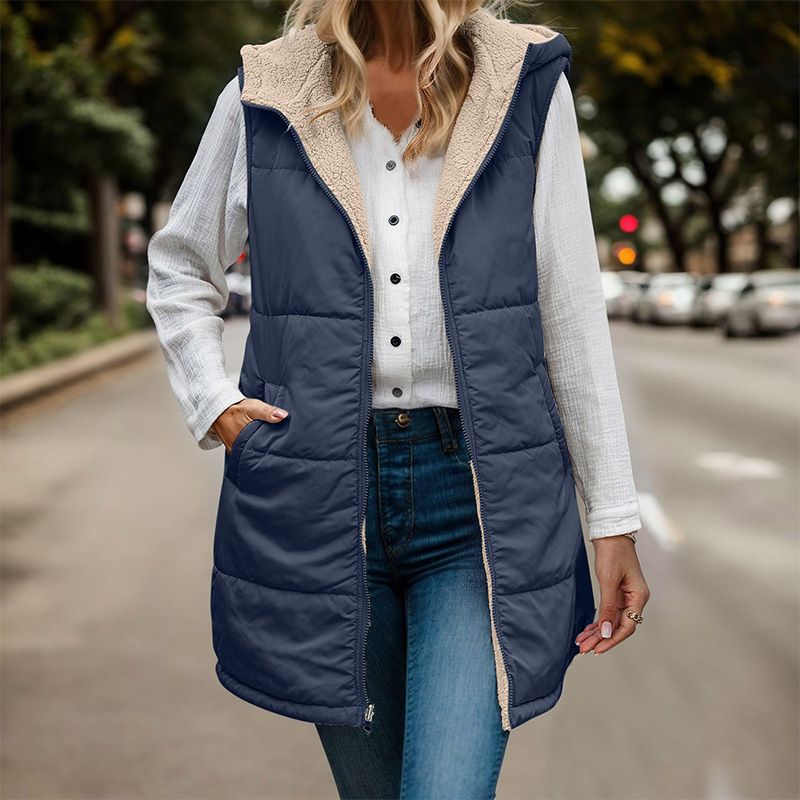 Giacca reversibile Aldana senza maniche donna