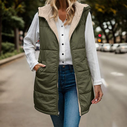 Giacca reversibile Aldana senza maniche donna