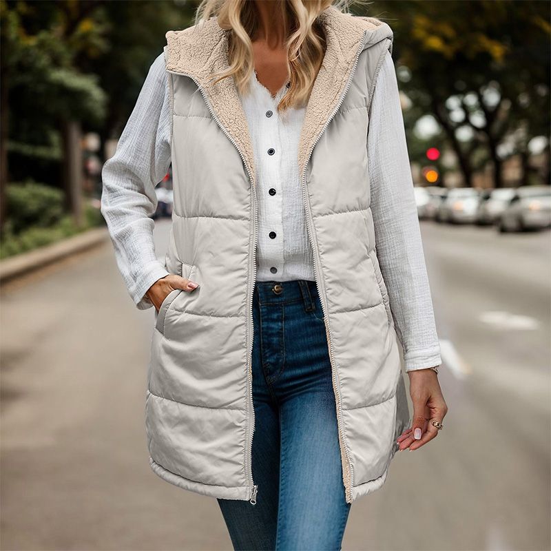 Giacca reversibile Aldana senza maniche donna