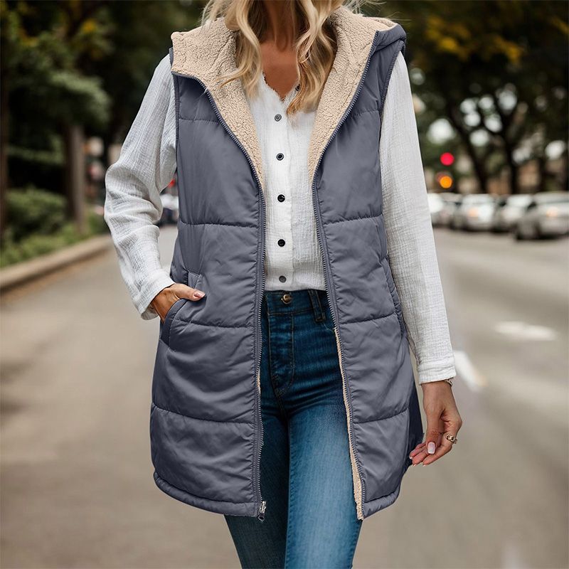 Giacca reversibile Aldana senza maniche donna