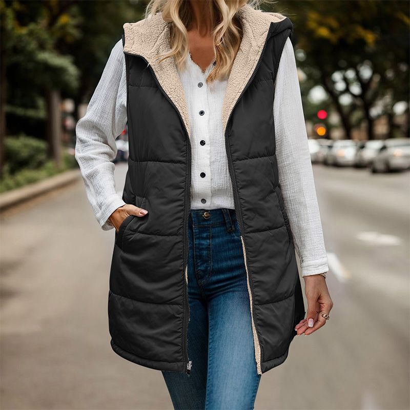 Giacca reversibile Aldana senza maniche donna