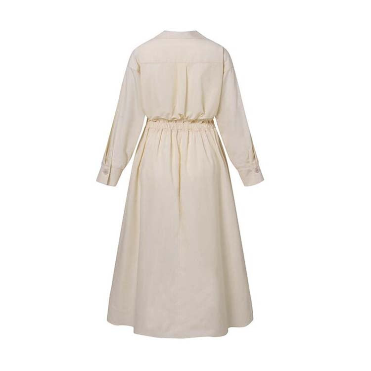 Abito camicia donna Tiara in cotone con colletto a revers elegante