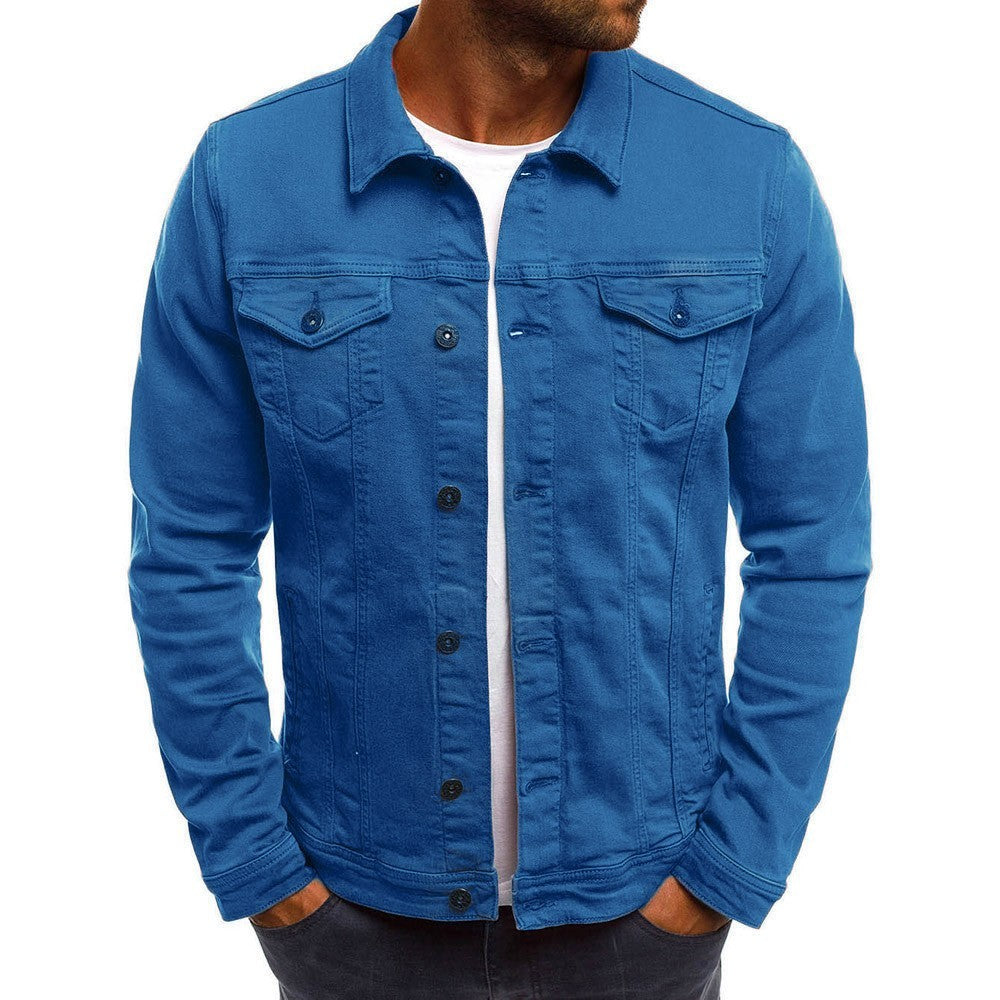Giacca denim uomo Santino leggera